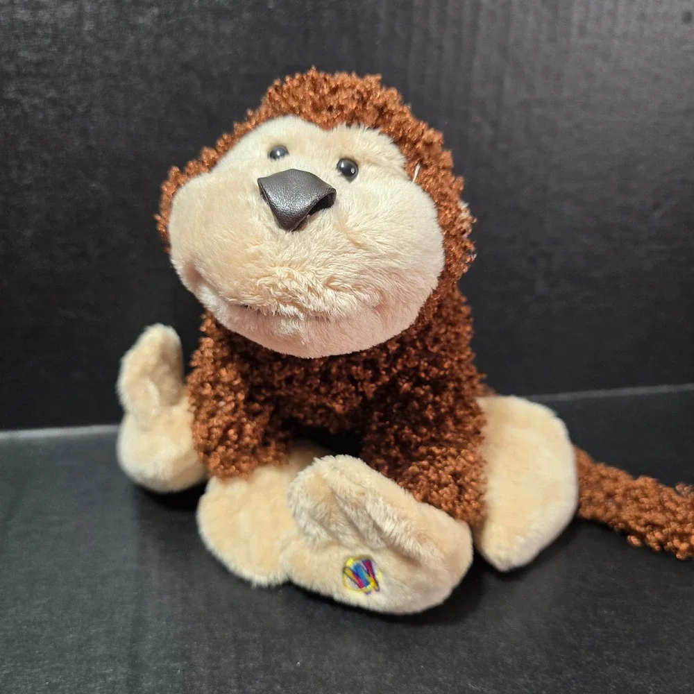 Webkinz Ganz Cheeky Monkey Plush Brown Tan Stuffed Animal‎ 8